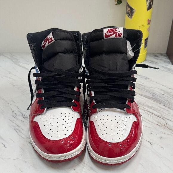Nike Kids Red, Black, and White Sneakers main image 6